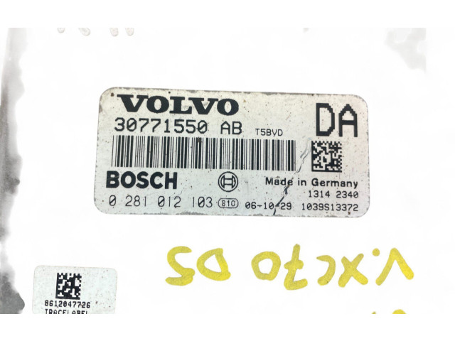 Řídící jednotka 30771550AB, 0281012103   Volvo XC90 2006