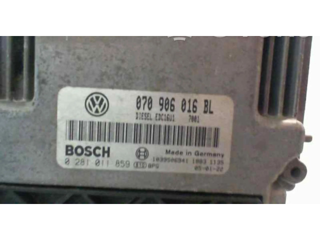 Řídící jednotka 070906016BL   Volkswagen Touareg I 