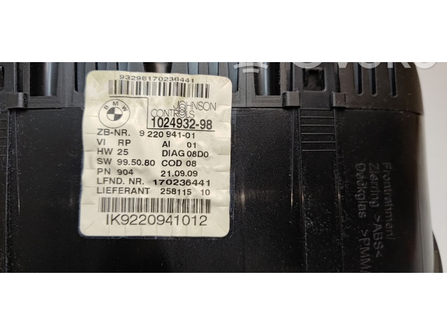 Přístrojová deska  BMW 1 E81 E87 2008 9141475, 100191706  
