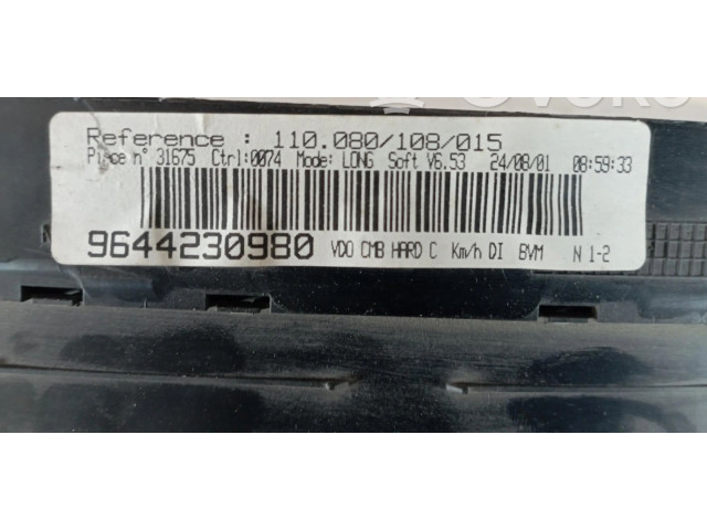 Přístrojová deska  Peugeot 406  9644230980  