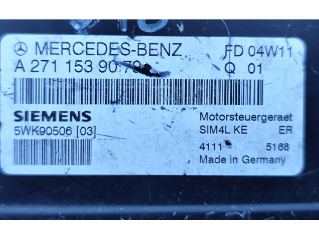 Řídící jednotka A2711539079, 5WK90506   Mercedes-Benz C W203 2004