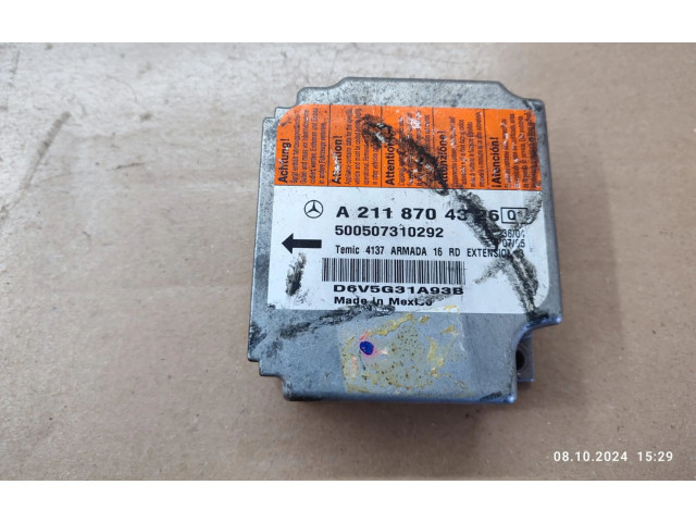 Блок подушек безопасности A2118704326   Mercedes-Benz CLS C219