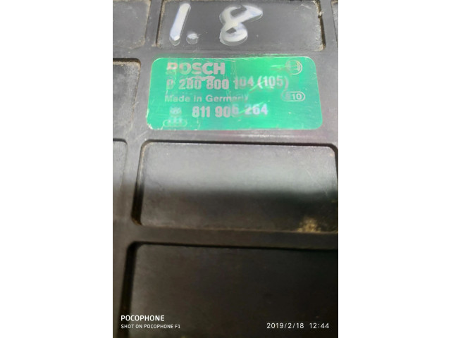 Řídící jednotka 811906264, 0280800104   Audi 80 90 B3 1986