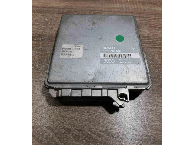 Блок управления двигателем Блок управления 0281001166, 4A0907401D   Audi 100 S4 C4