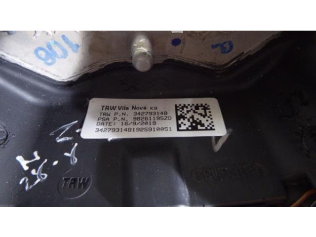 Volant Peugeot Rifter 2019 98261195ZD  