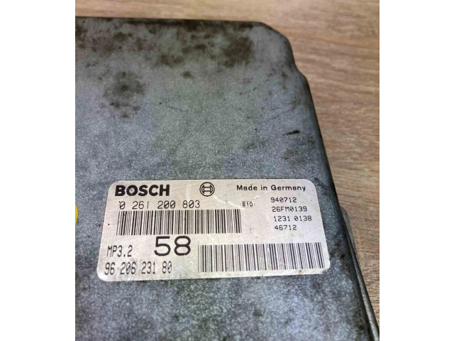 Блок управления двигателем Блок управления 9620623180, 0261200803   Citroen XM