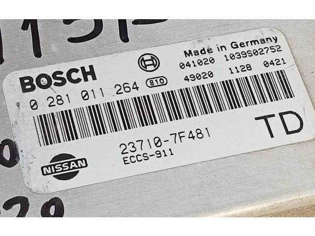 Řídící jednotka 237107F481, 0281011264   Nissan Terrano 2005