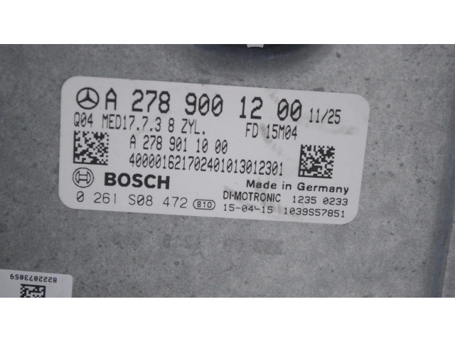 Řídící jednotka A2789001200, A2789011000   Mercedes-Benz S C217 2015