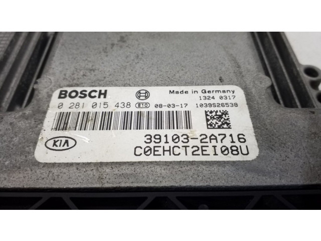 Řídící jednotka 391032A716, 0281015438   KIA Ceed 2007