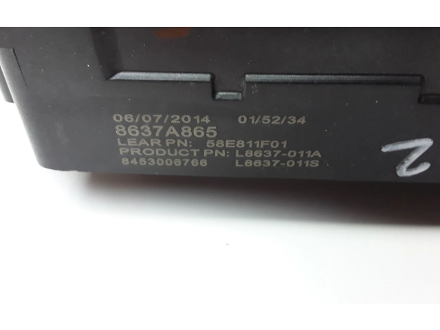   Pojistková skříňka 8637A865   Mitsubishi Outlander 2014