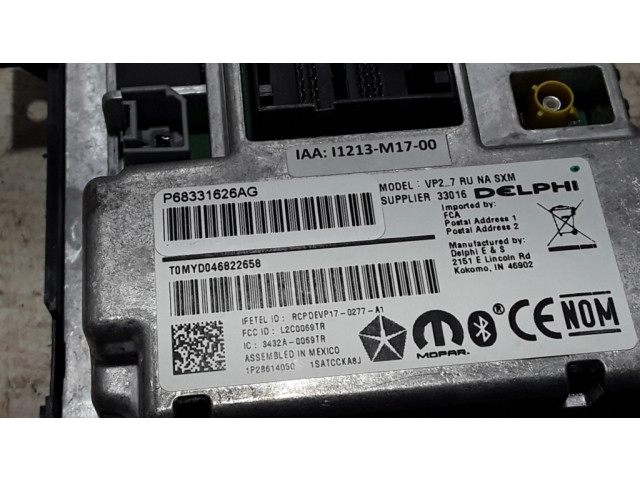 Дисплей    68331626AG   Chrysler Pacifica
