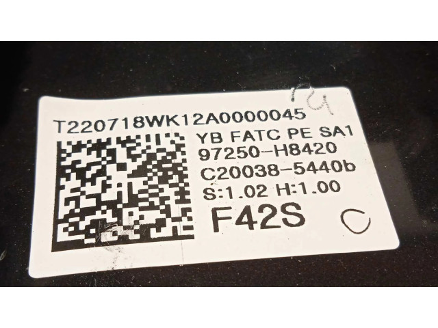 Блок управления климат-контролем 97250H8420, 97250H8420SA1   KIA Rio