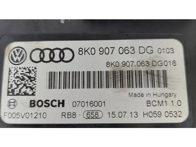 Блок комфорта 8K0907063DG, 07016001   Audi A4 S4 B8 8K   