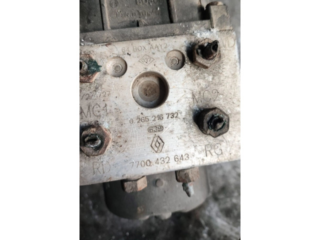 Jednotka ABS 7700432643, 0265216732   Renault Megane I 1997