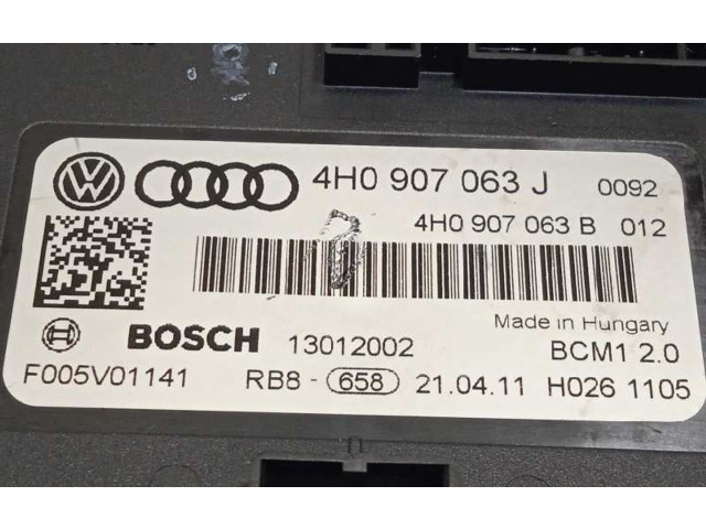 Другие блоки управления / модули    4H0907063J, F005V01141   Audi A6 C7