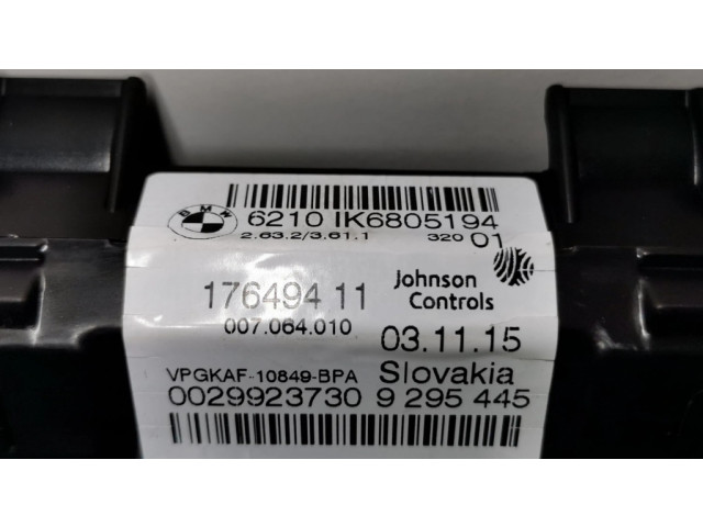 Přístrojová deska  BMW 1 F20 F21 2015 17649411, 9295445  