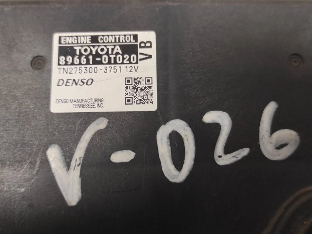 Řídící jednotka 896610T020, TN2753003751   Toyota Venza 2010