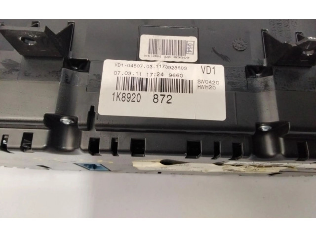 Панель приборов 5K0953521BN   Volkswagen Scirocco       