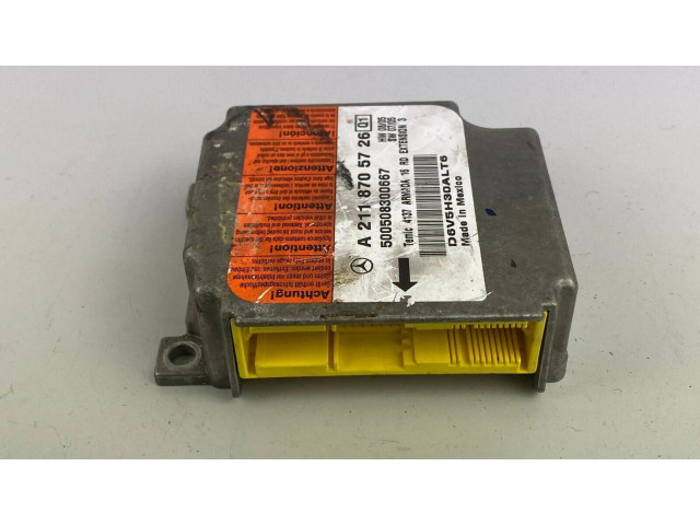 Блок подушек безопасности A2118705726, D6V5H30ALT6   Mercedes-Benz CLS C219