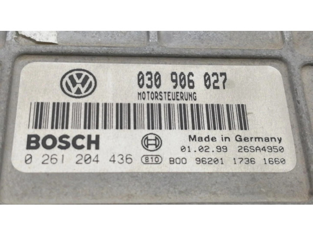 Řídící jednotka 030906027, 0261204436   Seat Arosa 1997
