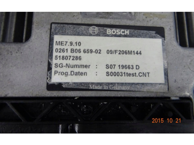 Řídící jednotka 51807286   Fiat Bravo 2007
