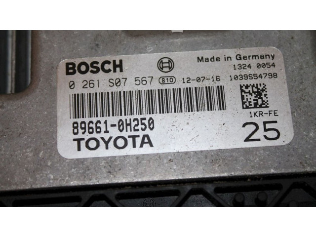 Řídící jednotka 896610H50, 0265S07567   Peugeot 107 2013