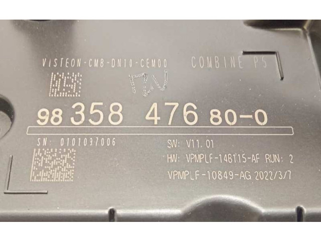 Přístrojová deska  Peugeot 308 2022 9835847680  