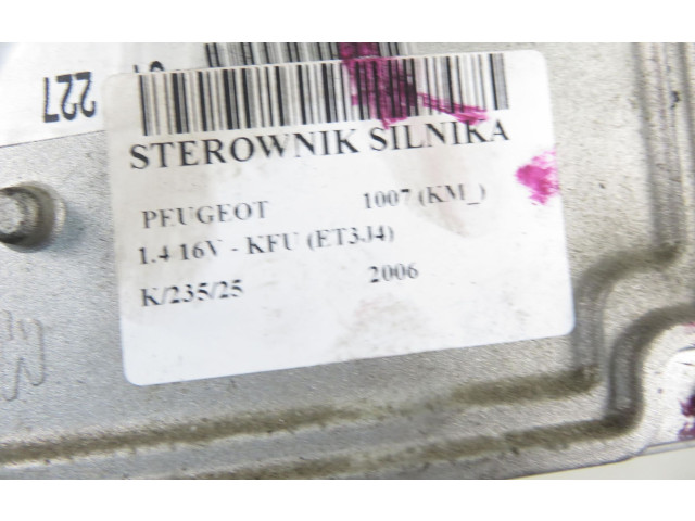 Řídící jednotka IAW6LP211, 9661377380   Peugeot 1007 2006