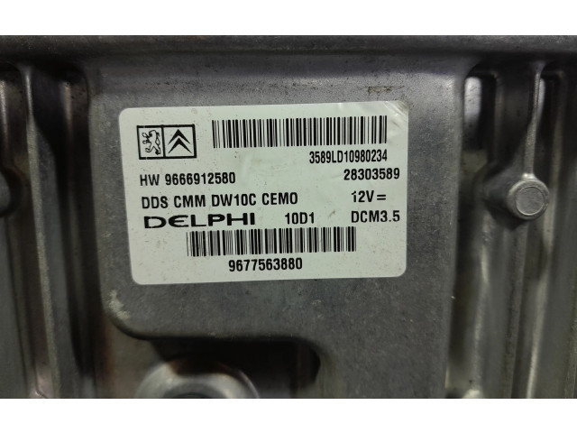 Řídící jednotka 9677563880, 9677563880   Peugeot 508 RXH 2011