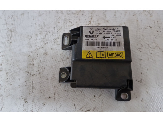 Блок подушек безопасности 8201163278, 28404796023   Dacia Sandero