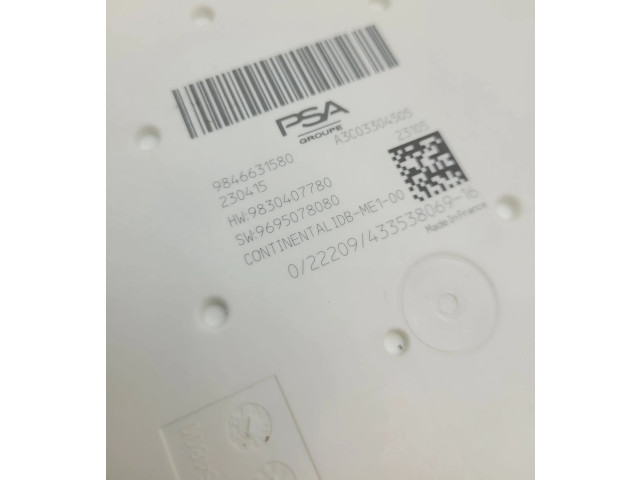   Pojistková skříňka 9846631580   Peugeot 308 2023