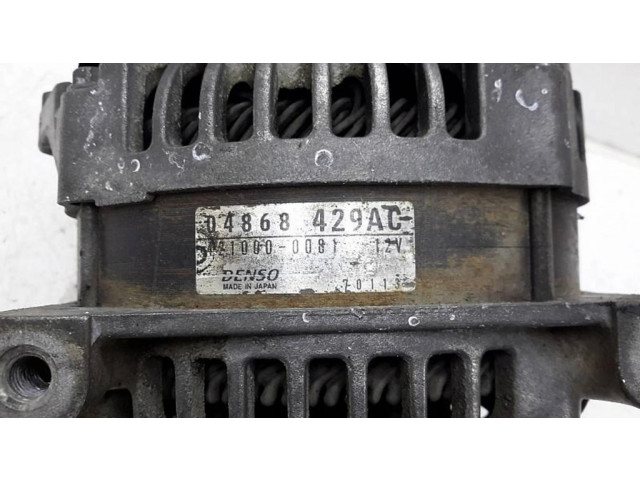 Генератор 04868429AC, 4810000081   Chrysler Voyager 2.5     