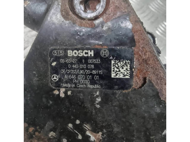 Vstřikovací čerpadlo A6460700101, 0445010078   Mercedes-Benz E W211  pro naftový motor 2.7  