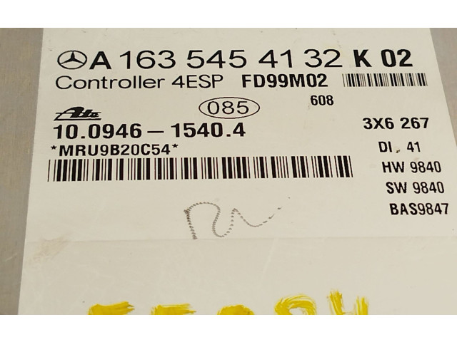 Блок управления АБС A1635454132, 10094615044   Mercedes-Benz ML AMG W164
