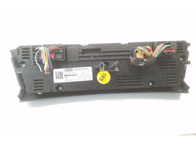 Блок управления климат-контролем 4G0820043K   Audi A6 S6 C7 4G