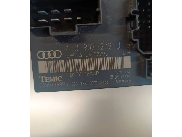 Блок комфорта 4E0907279J, 4E0910279J   Audi A8 S8 D3 4E   