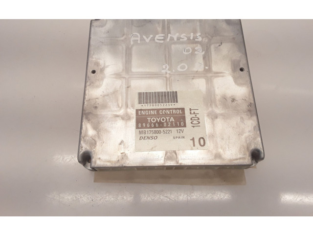 Řídící jednotka 8966602110, MB1758005221   Toyota Avensis T250 2004