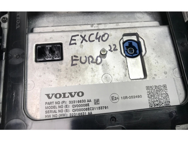 Дисплей    32316630, 32316631   Volvo XC40