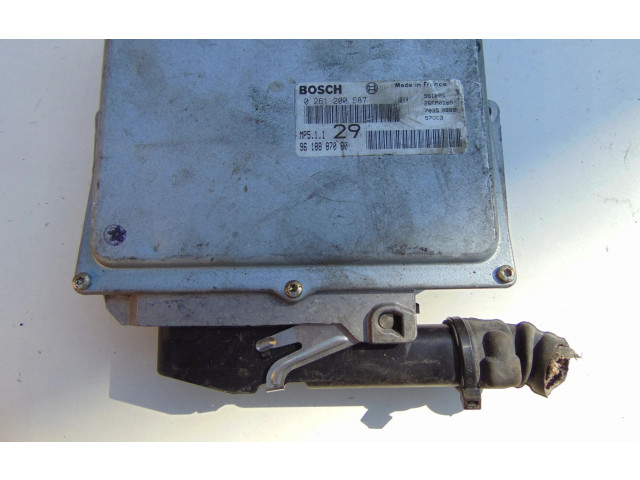 Блок управления двигателя 9618887080, 0261200687   Peugeot 605