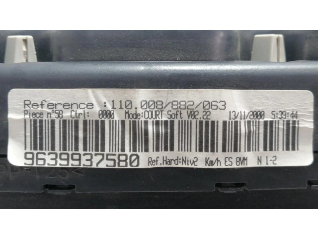 Přístrojová deska  Peugeot 406  9639937580, CUADROINSTRUMENTOS  