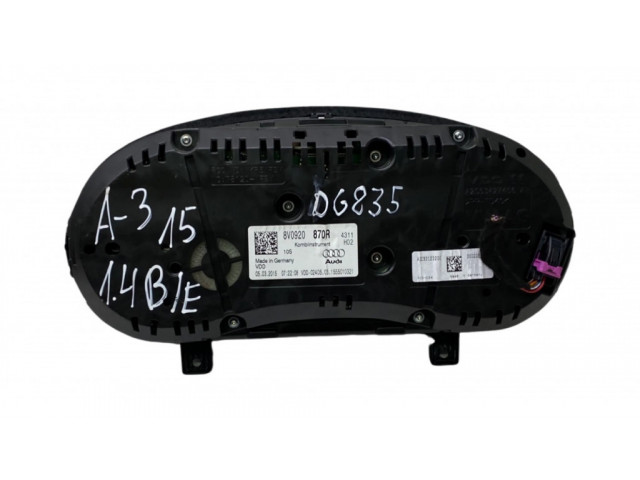 Панель приборов 8V0920870R, A2C53410306   Audi A3 S3 8V       