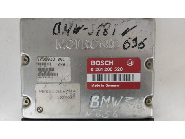 Řídící jednotka 0261200520   BMW 3 E30 1991