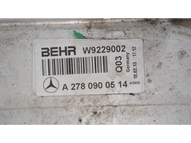 Интеркулер  A2780900514   Mercedes-Benz GL X166 