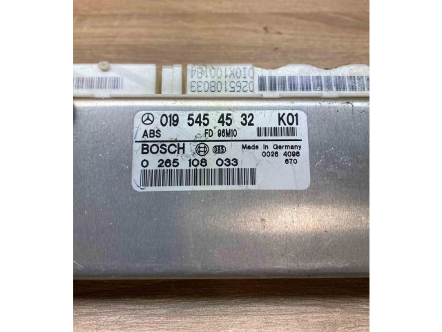 Блок управления АБС 0195454532, 0265108033   Mercedes-Benz C W202