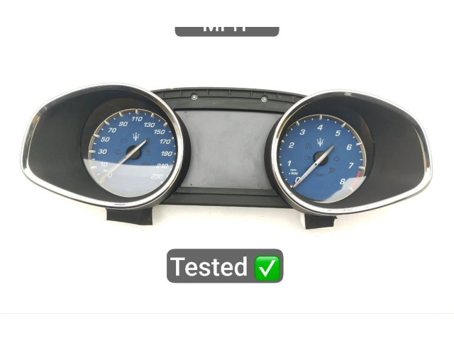 Панель приборов 670009732, 503010290308   Maserati Quattroporte       