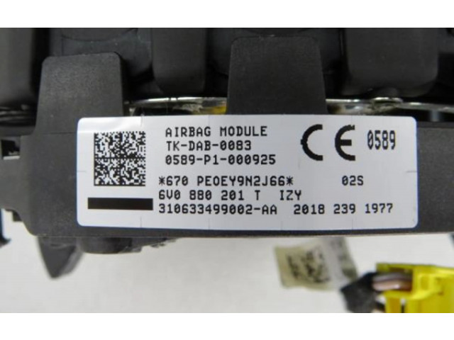 Подушка безопасности водителя TK-DAB-0083, 6V0880201T   Skoda Kodiaq