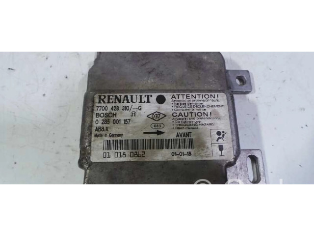 Блок подушек безопасности 7700428310G, 0285001157   Renault Clio III