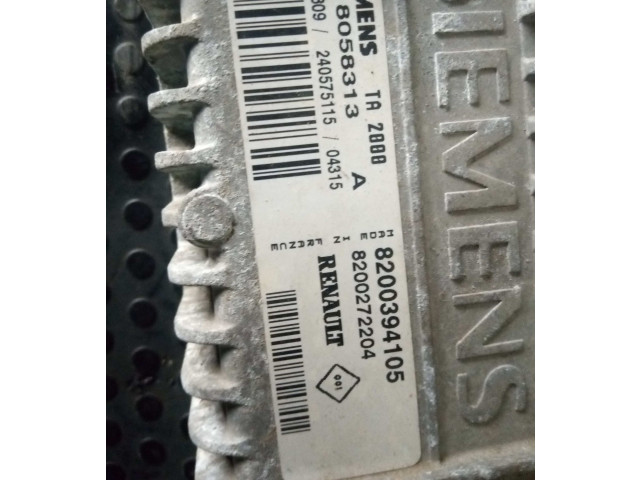 Блок управления двигателя 8200394105, 8200272204   Renault Megane II