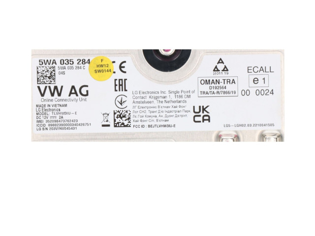 Блок управления 5WA035284F   Volkswagen Transporter - Caravelle T7