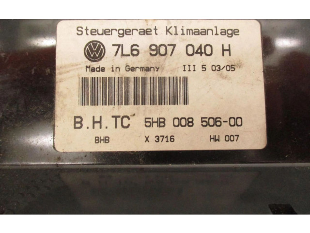 Блок управления климат-контролем 7L6907040H   Volkswagen Touareg I